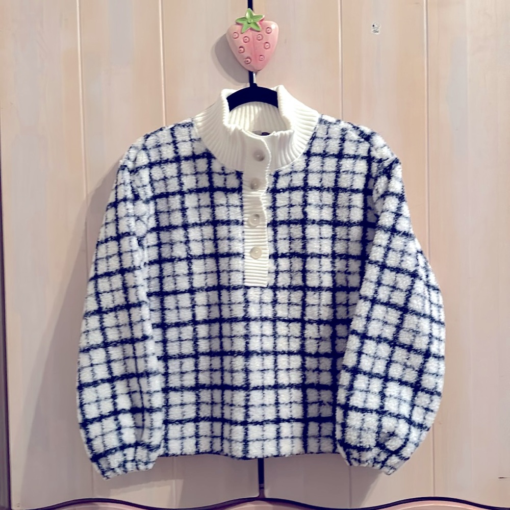 LOFT  - Rib Trim Sherpa